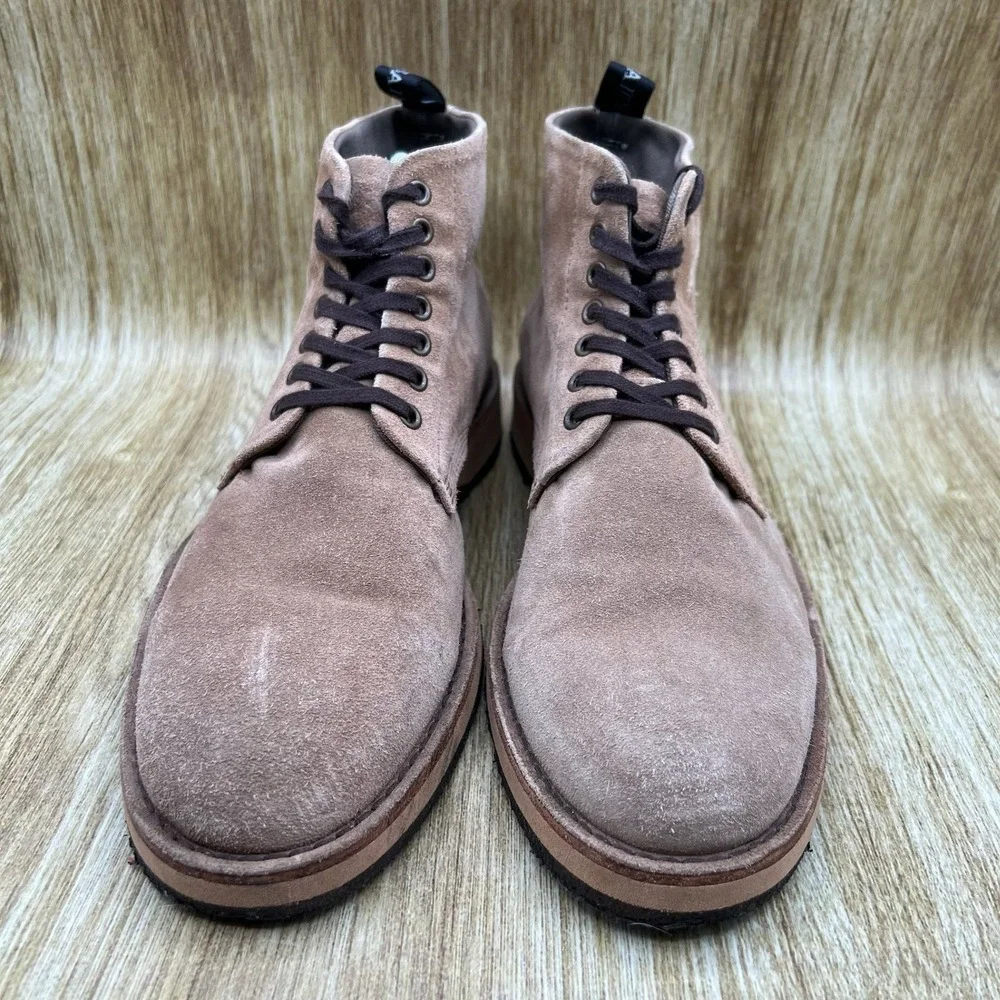 AllSaints Matthias Chukka Boots Men's Size 9 EU 42 Brown Suede‎ Ankle Shoes